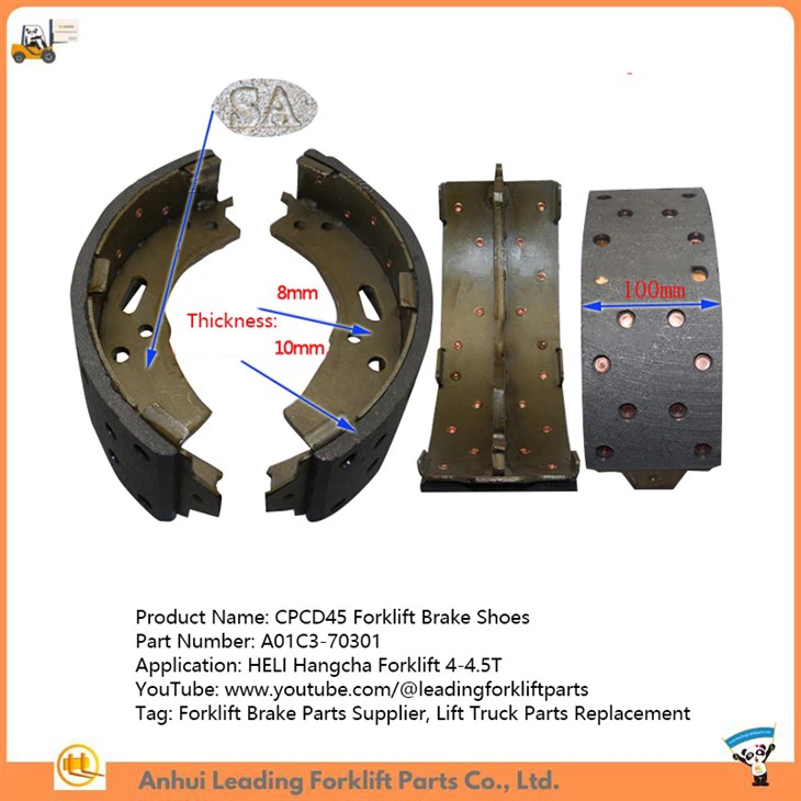 CPCD45 Forklift Brake Shoes